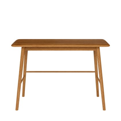 Malin Mid-Century Modern Oak Console Table