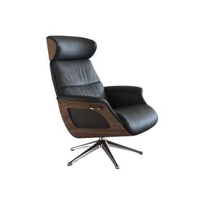Clement Manual Chair W/ Wood Arms