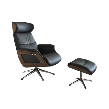 Clement Power Chair W/ Wood Arms