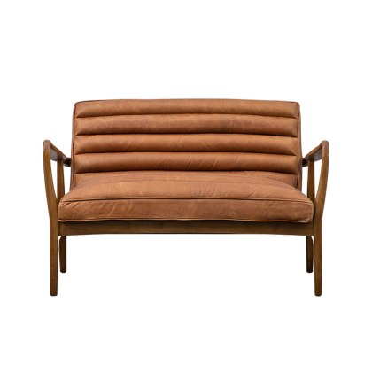 Datsun Vintage Brown 2 Seater Sofa Datsun Vintage Brown 2 Seater Sofa
