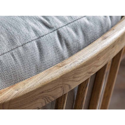 Damaris Mid-Century Modern Armchair - Natural Linen