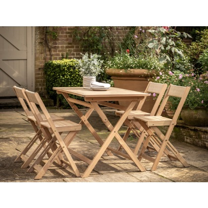 Calp Acacia Foldable Garden Dining Set Calp Acacia Foldable Garden Dining Set