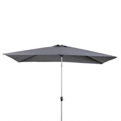 Vazzano Rectangular 2x3m Garden Parasol | Grey