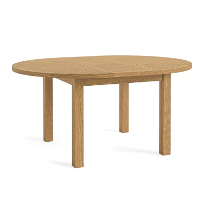 Brenton Dining Round Extending Dining Table (120cm - 160cm)