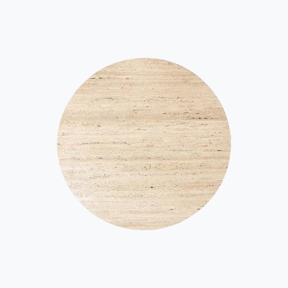 Hampton Travertine Round Coffee Table