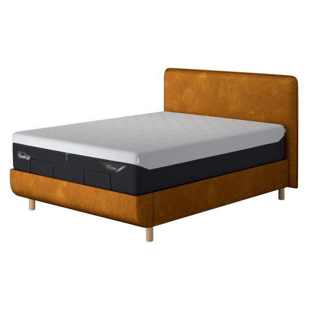 Tempur Arc King Static Bed Base - Form Headboard