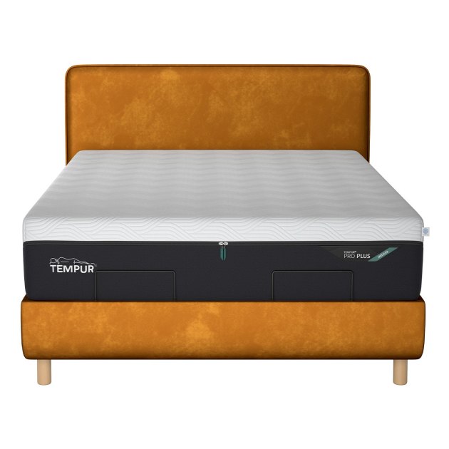 Tempur Arc King Static Bed Base - Form Headboard