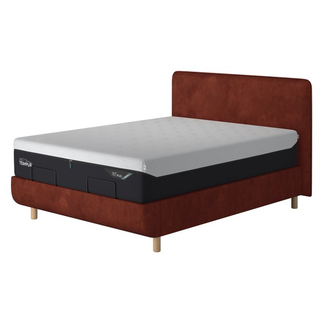 Tempur Arc Super King Static Bed Base - Form Headboard