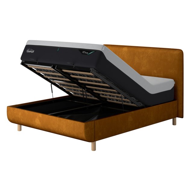 Tempur Arc King Ottoman Bed with Form Headboard
