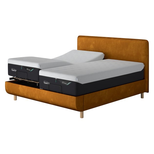 Tempur Arc Super King Adjustable Disc Bed - Form Headboard Tempur Arc Super King Adjustable Disc Bed - Form Headboard