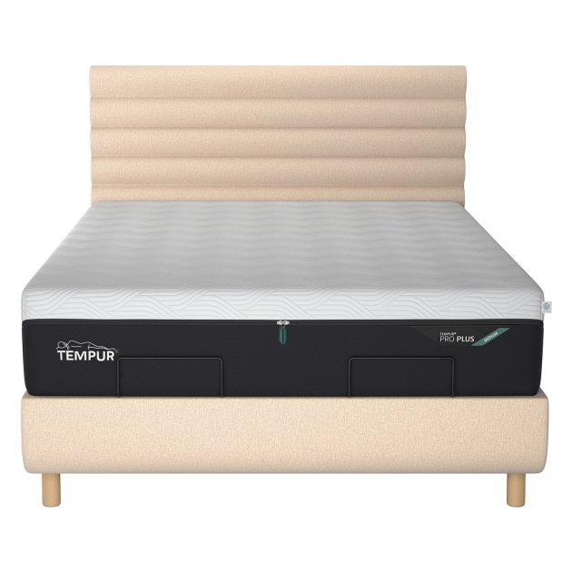 Tempur Arc King Static Bed Base - Vectra Headboard
