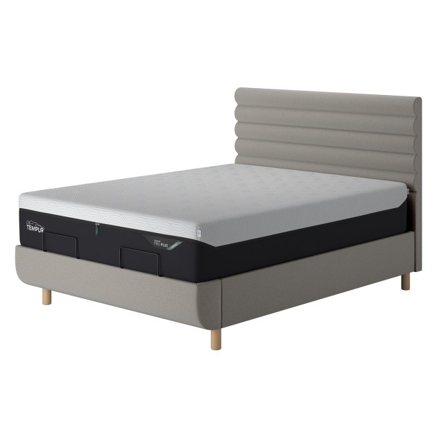 Tempur Arc Super King Static Bed Base - Vectra Headboard