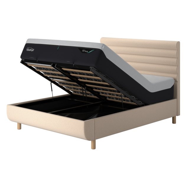Tempur Arc King Ottoman Bed - Vectra Headboard