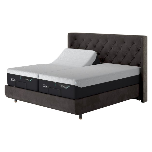 Tempur Arc Super King Adjustable Disc Bed - Luxury Headboard Tempur Arc Super King Adjustable Disc Bed - Luxury Headboard
