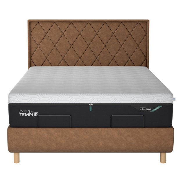 Tempur Arc King Static Bed - Quilted Headboard Tempur Arc King Static Bed - Quilted Headboard