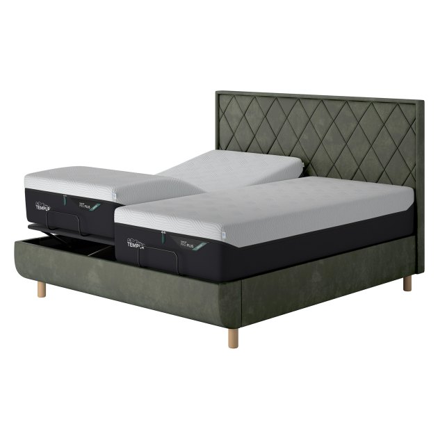TEMPUR Ergo Super King Smart Base - Quilted Headboard TEMPUR Ergo Super King Smart Base - Quilted Headboard