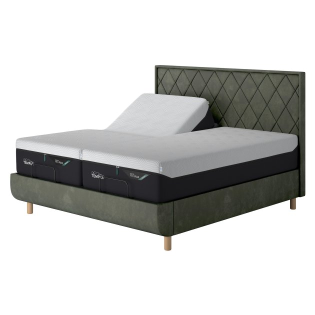 TEMPUR Ergo Super King Smart Base - Quilted Headboard TEMPUR Ergo Super King Smart Base - Quilted Headboard