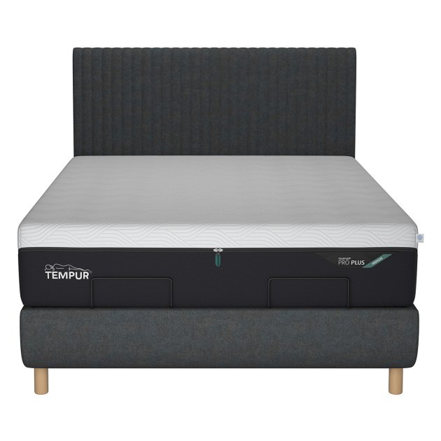 Tempur Arc King Static Bed Base - Vertical Headboard Tempur Arc King Static Bed Base - Vertical Headboard