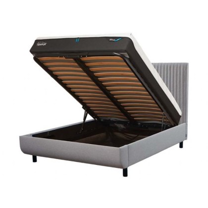 Tempur Arc King Ottoman Bed with Vertical Headboard
