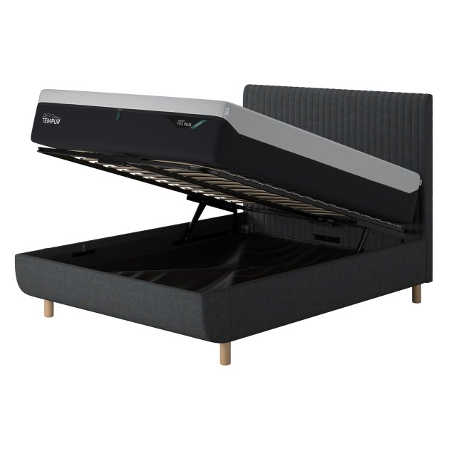Tempur Arc King Ottoman Bed - Vertical Headboard