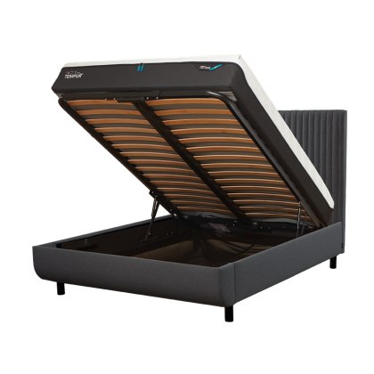 Tempur Arc Super King Ottoman Bed with Vertical Headboard