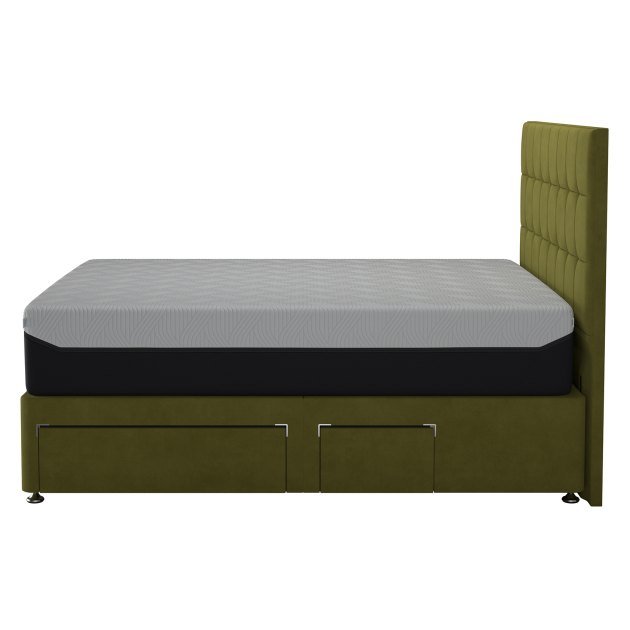 Tempur Buckingham Super King Deep Divan Bed With Drawers