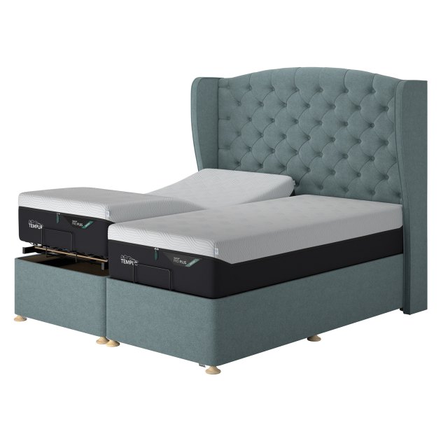 TEMPUR Suffolk King Adj Disc Divan Bed Base TEMPUR Suffolk King Adj Disc Divan Bed Base
