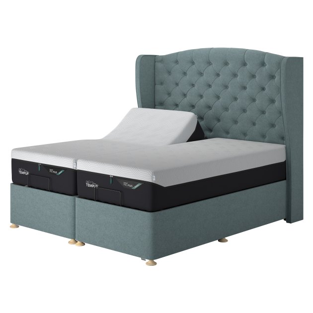 TEMPUR Suffolk King Adj Disc Divan Bed Base TEMPUR Suffolk King Adj Disc Divan Bed Base