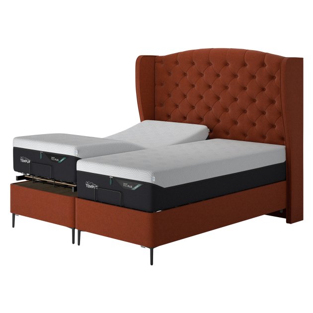 TEMPUR Suffolk Long Single Adjustable Disc Divan Base - Slim Legs TEMPUR Suffolk Long Single Adjustable Disc Divan Base - Slim Legs