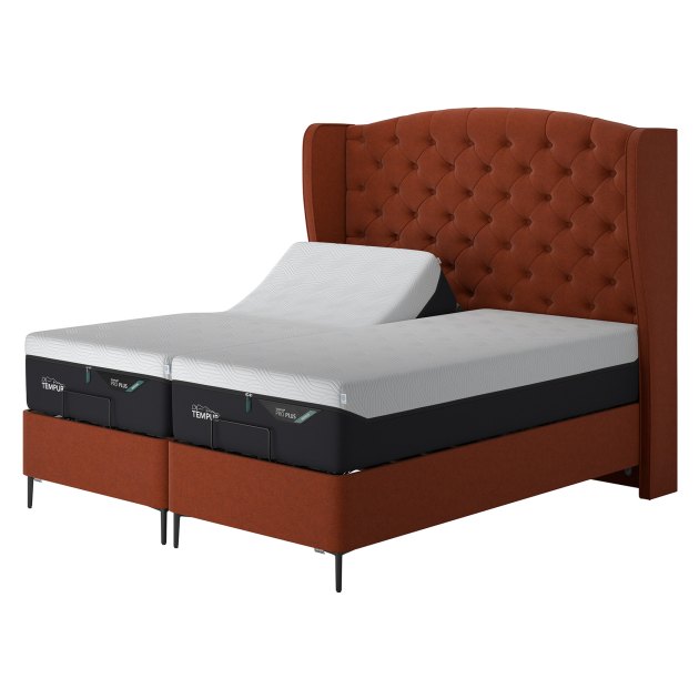 TEMPUR Suffolk Long Single Adjustable Disc Divan Base - Slim Legs TEMPUR Suffolk Long Single Adjustable Disc Divan Base - Slim Legs