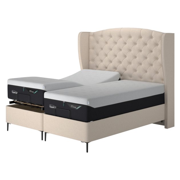 TEMPUR Suffolk King Adjustable Disc Divan Base - Slim Legs TEMPUR Suffolk King Adjustable Disc Divan Base - Slim Legs