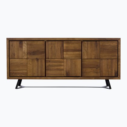 Quebec Textured Door Wide Sideboard Quebec Textured Door Wide Sideboard