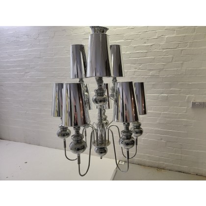 Coach House Antiques Silver Cones Chandelier