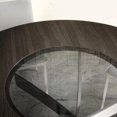 Bontempi Barone Fixed Ring Round Dining Table | 150cm