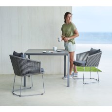 Cane-line Pure Dining Ceramic Table 100cm