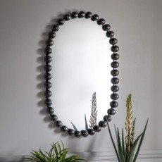 Gallery Direct Ceretti Mirror Black