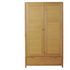 Ercol Bosco Bedroom Oak 2 Door Wardrobe