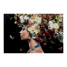 Bunch of Flowers Glass Picture