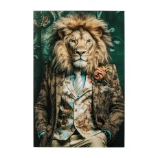 Mister Lion Glass Picture