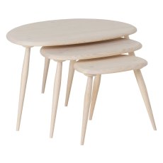 Ercol Originals Pebble Nest Of Tables Ercol Originals Pebble Nest Of Tables