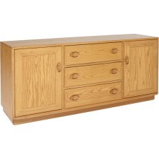 Ercol Windsor 2 Door, 3 Drawer Sideboard