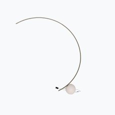 Bontempi Circle Light Floor Lamp | White Base Bontempi Circle Light Floor Lamp | White Base
