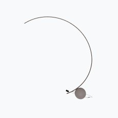 Bontempi Circle Light Floor Lamp | Concrete Base Bontempi Circle Light Floor Lamp | Concrete Base