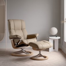 Stressless Mayfair Medium Signature Chair & Stool