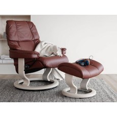 Stressless Reno Medium Chair and Stool