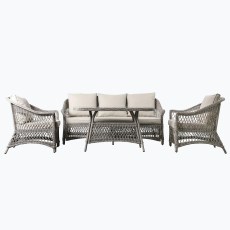 Menton Rattan Sofa Dining Set
