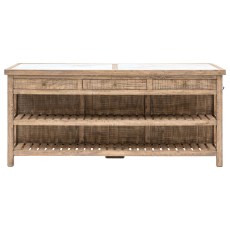 Gallery Direct Vancouver Kitchen Island, Large