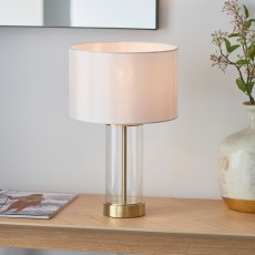 Lessina Table Lamp – Brushed Gold Finish