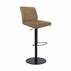 Fucino Swivel Bar Stool in Taupe