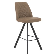 Fucino Swivel Bar Stool in Taupe Fucino Swivel Bar Stool in Taupe